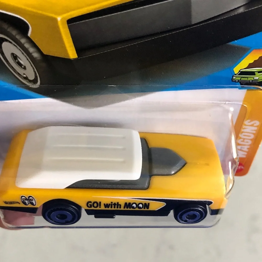 Mattel Hot Wheels Yellow Long Bloc Car